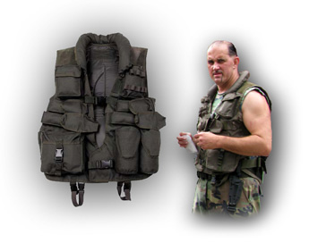 Tactical Einsatzweste - zurück / back