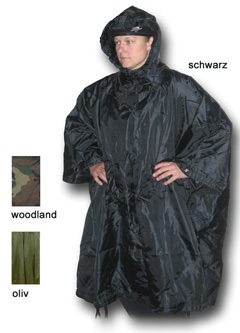 Regenponcho - zurück / back