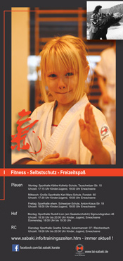 Karate Trainingszeiten