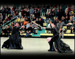 Karate Stunt Vorführung