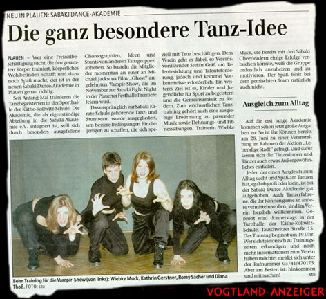 Vogtlanzeiger Tanz-Idee